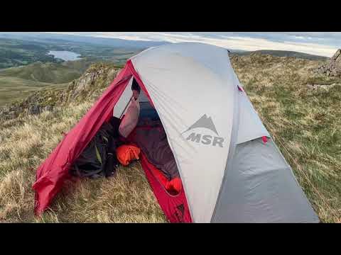 Wild Camp Place Fell Msr Elixir 1 Tent Review Youtube