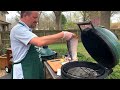 Smoked Salmon w/ Creamy Caper Sauce on the Big Green Egg