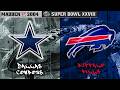 Madden NFL 2004 Mod - 1993 Dallas Cowboys vs. 1993 Buffalo Bills | Super Bowl XXVIII