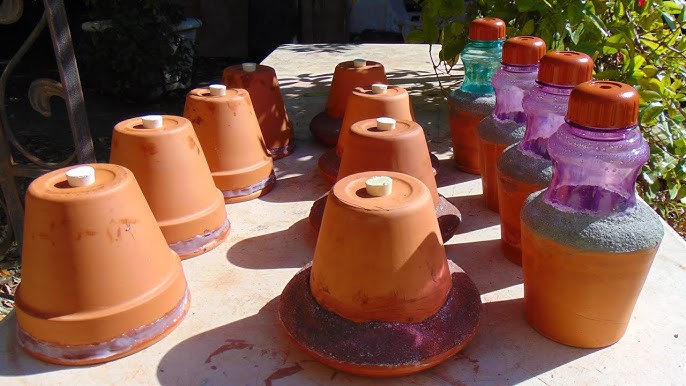 Self-watering seed pot, Non-toxic Terracotta seed tray