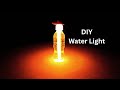 How to make DIY Water Light with RGB LED and Hot Glue Stick for Decoration