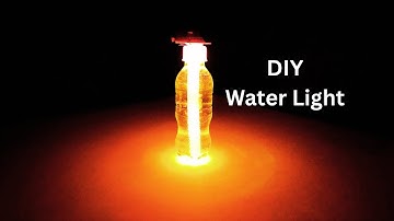 How to make DIY Water Light with RGB LED and Hot Glue Stick for Decoration