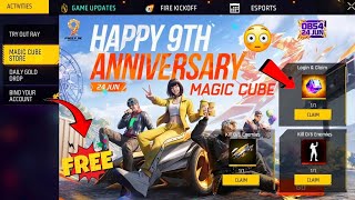 9 Aniversary Free Claim + Rewards 🤯 | Magic' cube Update | Ob54 Item's Review &amp; Upcoming Event's #ff