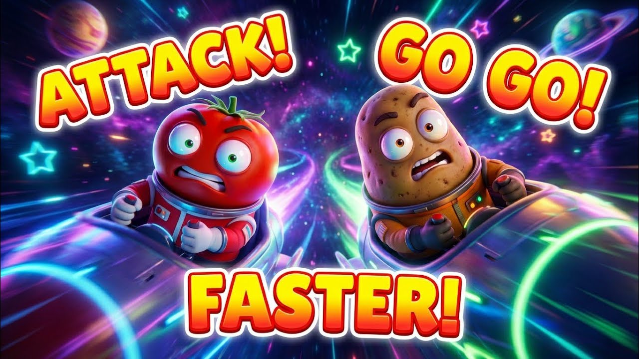 Who Will Win the Rocket Race? 🚀 Tomato vs Potato - YouTube