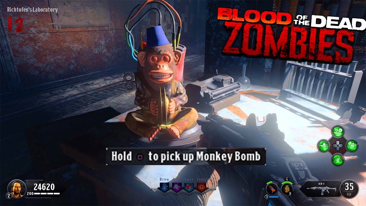 Blood Of The Dead Free Monkey Bombs Easter Egg Tutorial Black Ops 4 Zombies Easter Egg Guide