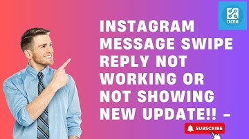 Instagram message swipe reply not working or not showing new update!!  2025 [ New Method ]