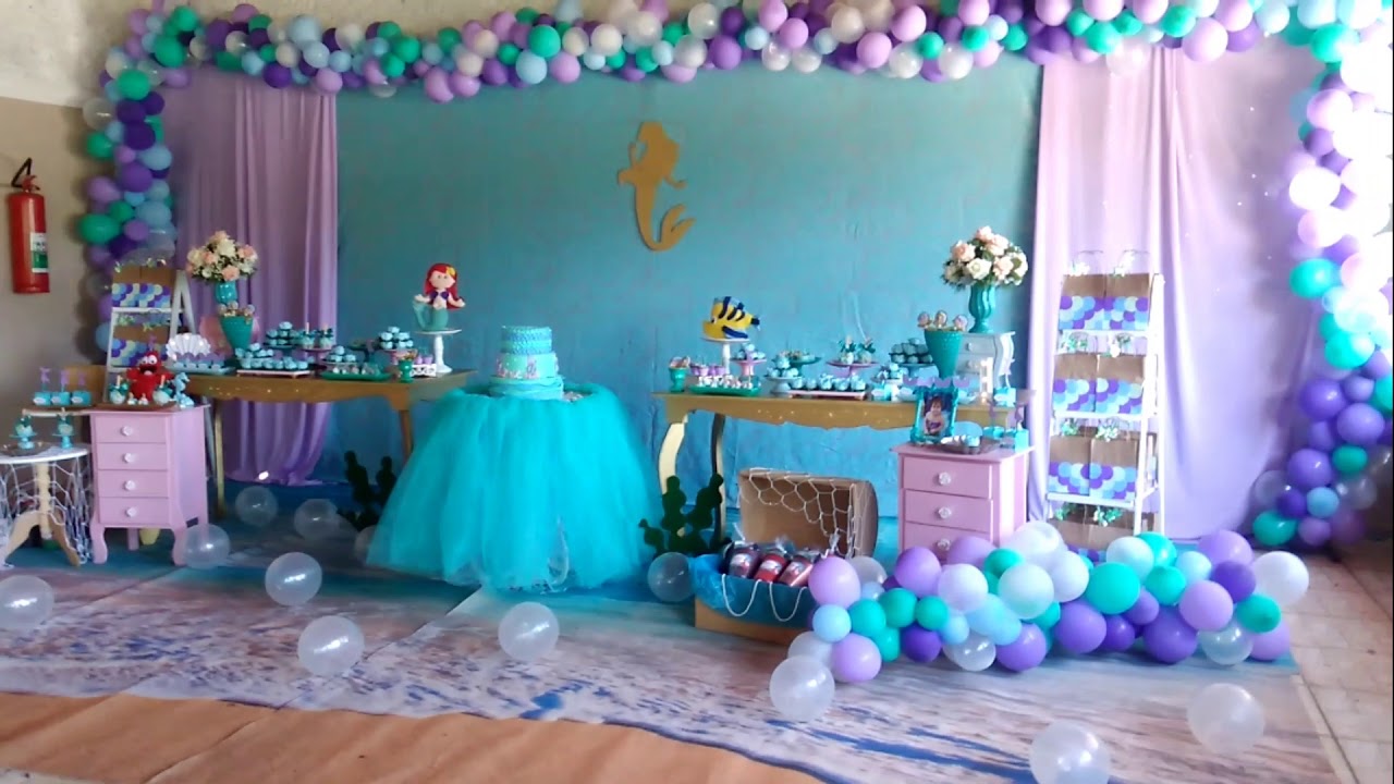 Timelapse Decoração Sereia