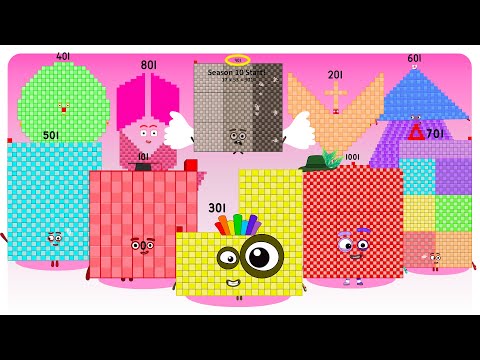 Sprunki OC Numberblocks 101 to 1001 | Compilation Incredibox #sprunki #numberblocks #incredibox