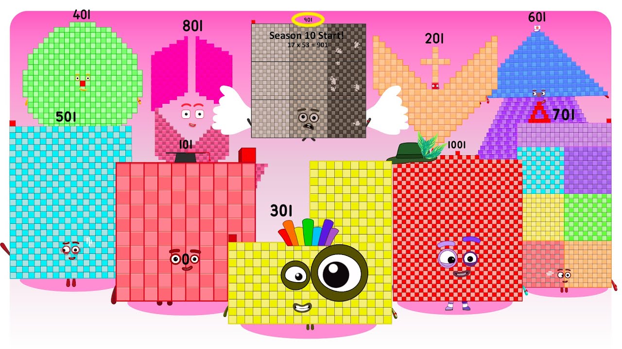 Sprunki OC Numberblocks 101 to 1001 | Compilation Incredibox #sprunki #numberblocks #incredibox