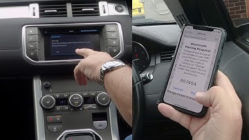 How to Pair A Mobile To The Bluetooth Audio System In A 2016  Range Rover Evoque