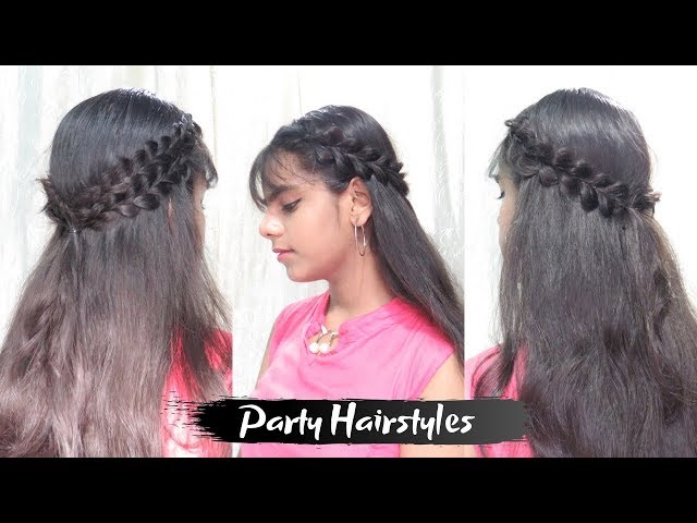 Back to school hairstyles-fishtail braid//hairstyles for medium to long  hair/indian hairstyles - YouTube
