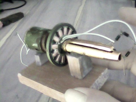 How To Make An Electricity Generator From Old HDD Motor