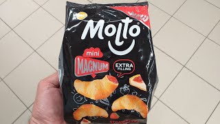 MOLTO Mini Magnum extra strawberry cheesecake filling | مولتو ميني ماجنم حشو أكثر بتشيز كيك الفراولة