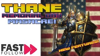 Strike Of Kings New Update! Thane Tank Gameplay - Memorial Day Masacre!