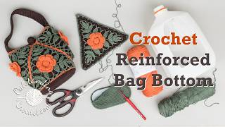 Crochet Reinforced Bag Bottom (Tria Purse Crochet Pattern)