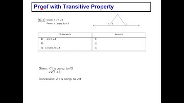Proof with Transitive Property