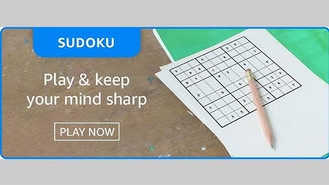 Amazon Quiz Answers Today | Funzone Sudoku | 8 June 2021