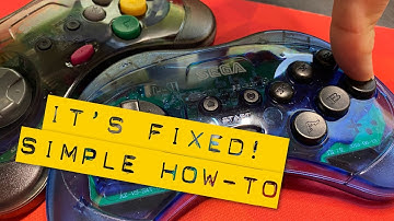 How-to Fix Retro-Bit Sega Saturn Wireless Controller - Sticking Buttons