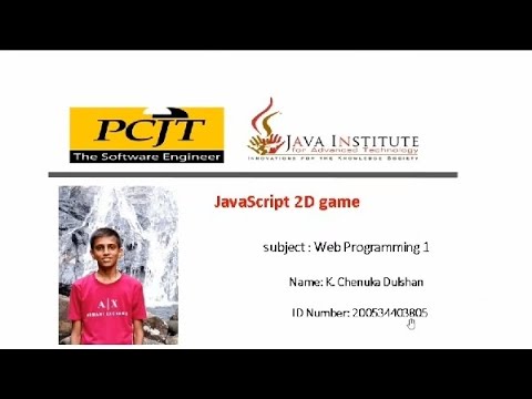 JavaScript 2D Game Video Submission
