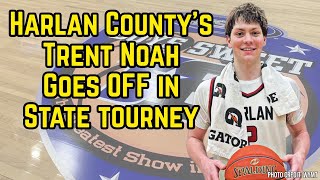 Harlan County Guard Trent Noah 2024 State Tournament Highlights | Kentucky High School Basketball