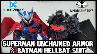 DC Multiverse: Superman Unchained Armor & Batman HellBat Suit