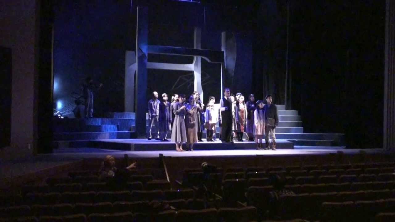 『コルチャック先生と子供達』本番当日② ながら児童合唱団Ｂチーム