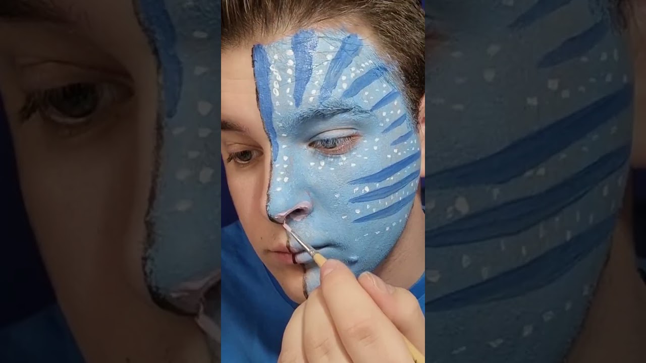 Postao sam AVATAR! - Josip Popović #shorts #avatar #avatar2 #facepainting