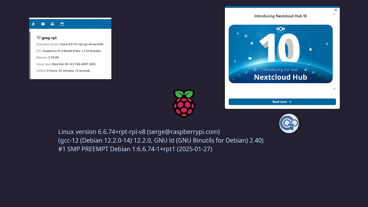 Install Nextcloud (Nextcloud Hub 10) on Raspberry Pi Debian 12 (Bookworm)