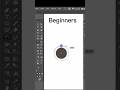 Pro vs Beginners Drawing Same Icon in Adobe Illustrator
