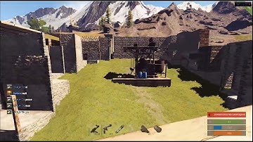 Rust 164 Stealing resources from a working quarry!