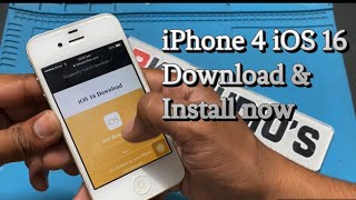 HOW TO DOWNLOAD IOS 16 ON IPHONE 4 || INSTALL IOS 16 || #ios16 #appleios #ios16beta #ios screenshot 5