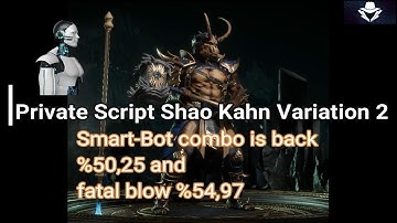 Mortal Kombat 11 Shaon Kahn Tournament 2 CronusMax and Titan One Script combo