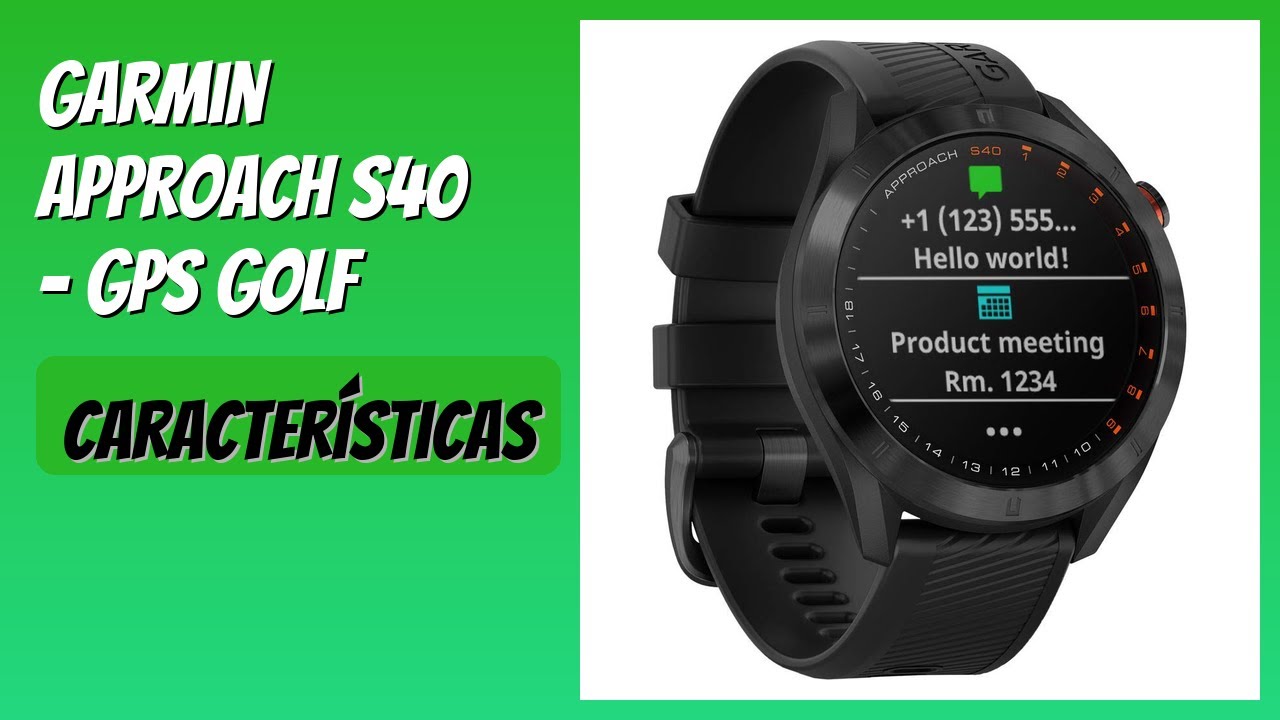 RESEÑA (2025) : Garmin APPROACH S40 - GPS Golf. DETALLES - YouTube