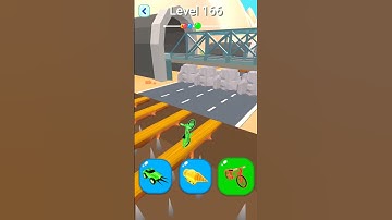 Shape-shifting Funny Race All Level Gameplay Walkthrough Master Level #166 BeamNG.drive #Shorts