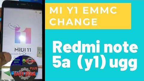 mi y1 emmc change (ugg) 💯% Miui 11  latest version flash file  gsm fix team
