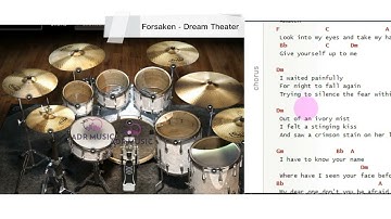 Forsaken || Dream Theater (drums only/ Drum Track) [chord gitar & lirik]