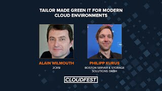 CloudFest 2022 » Boston IT & 2CRSI » Tailor made green IT for modern cloud environments