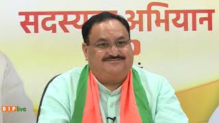 Shri JP Nadda addresses all state leadership for Sadasyata Abhiyaan via video conference screenshot 2