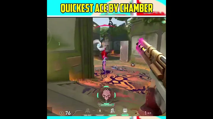 Quickest Ace By Chamber | Valorant | #shorts #valorant #valorantclips #ytshorts #trending