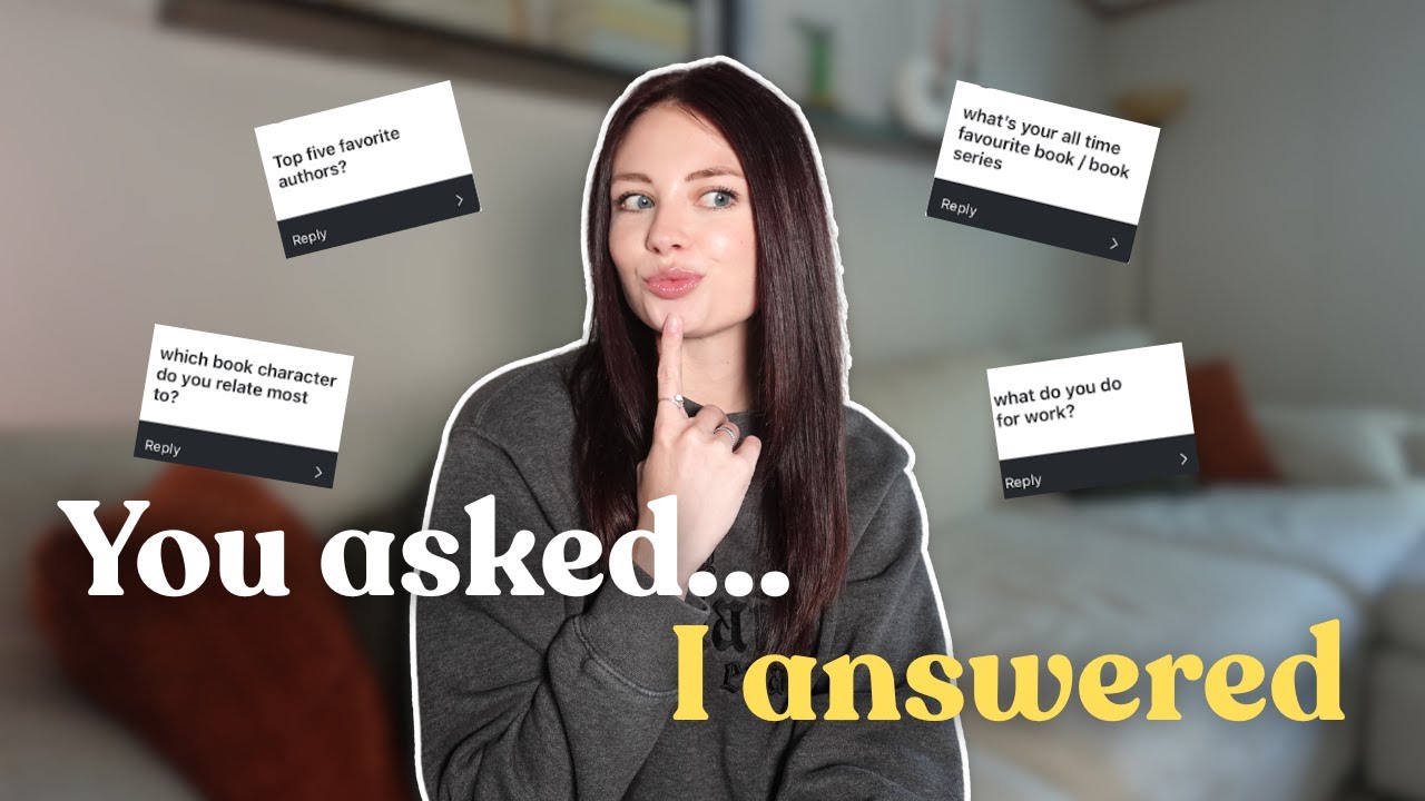 answering all of your burning questions || + book recs & author recs 📚🎶☕️