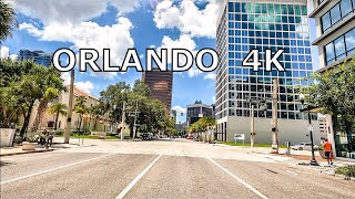 Orlando 4K - Driving Downtown - Florida