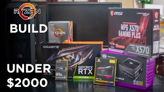 Best PC build for 4K Video Editing \& Gaming | Under $2000