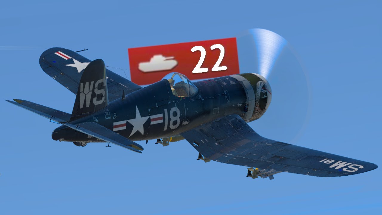 Этот истребитель уничтожает целые команды — 🇺🇸 F4U-4