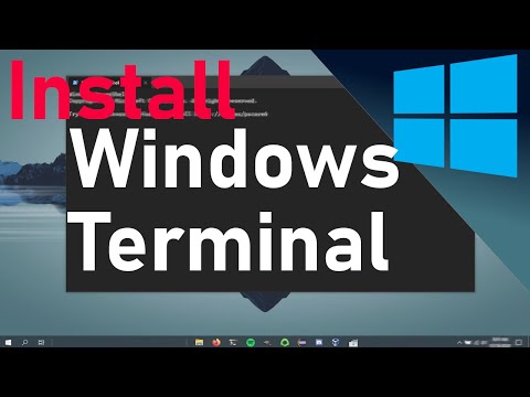 Videó: A Terminál Telepítése A Windows Rendszerre