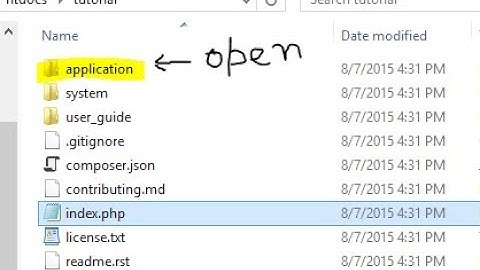 Learn Codeigniter Tutorial In Tamil  For Beginners - Part 3 ( Directory ) - Step By Step