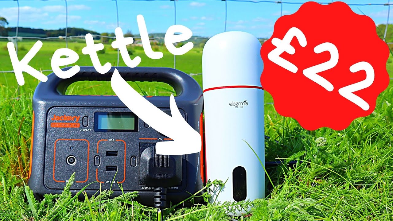 STOKE VOLTAICS Joule Portable Electric Camping Kettle! 