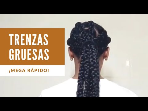 Como hacer trenza con extensiones