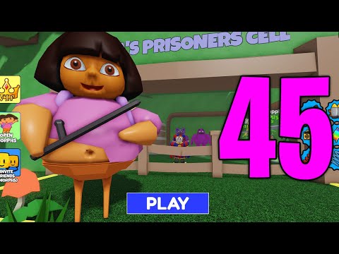 Roblox - Gameplay Walkthrough Part 45 - Pomni: Dora Barrys Prison Run (iOS, Android) @JuniorForGaming