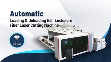 Auto Loading & Unloading Half Enclosure Fiber Laser Cutting Machine at Best Price in America USA