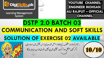 DigiSkills 2 0 Batch 03 | Communication and Soft Skills Exercise 02 Solution  | Link in Description